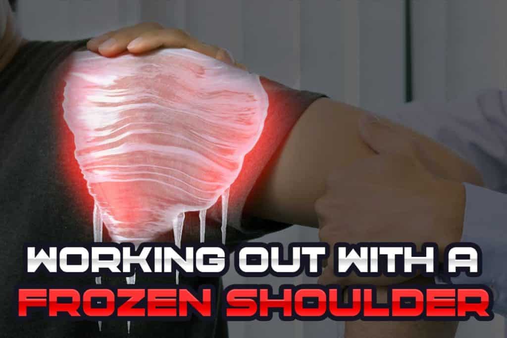 Man with frozen shoulder