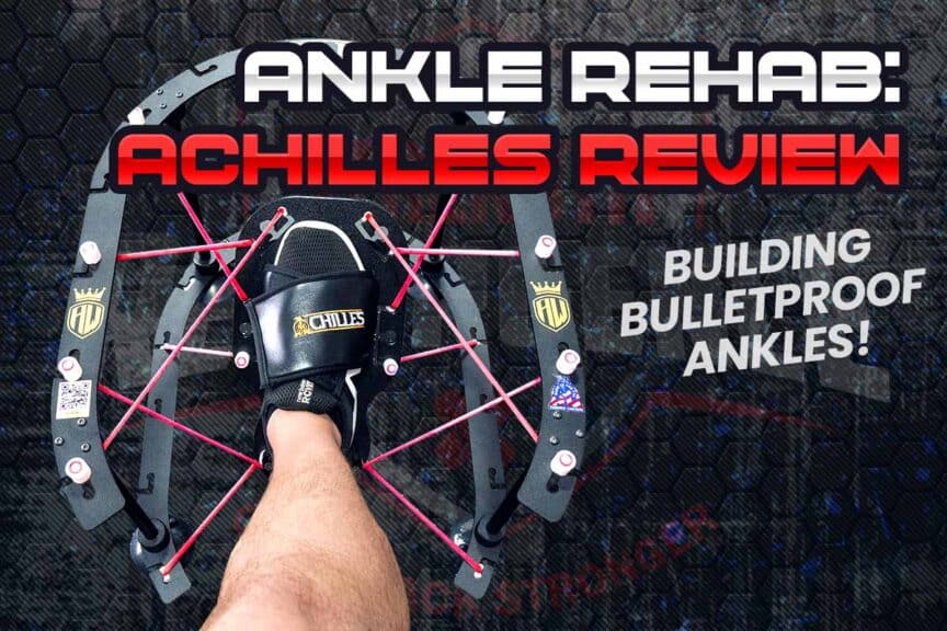 Using the Achilles ankle device to rehabilitate the foot and ankle.