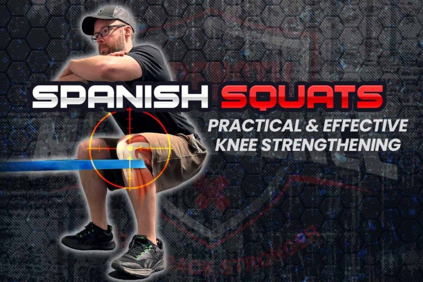 Performing the Spanish Squat