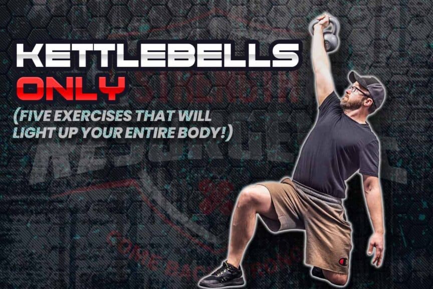 Exercising with a kettlebell